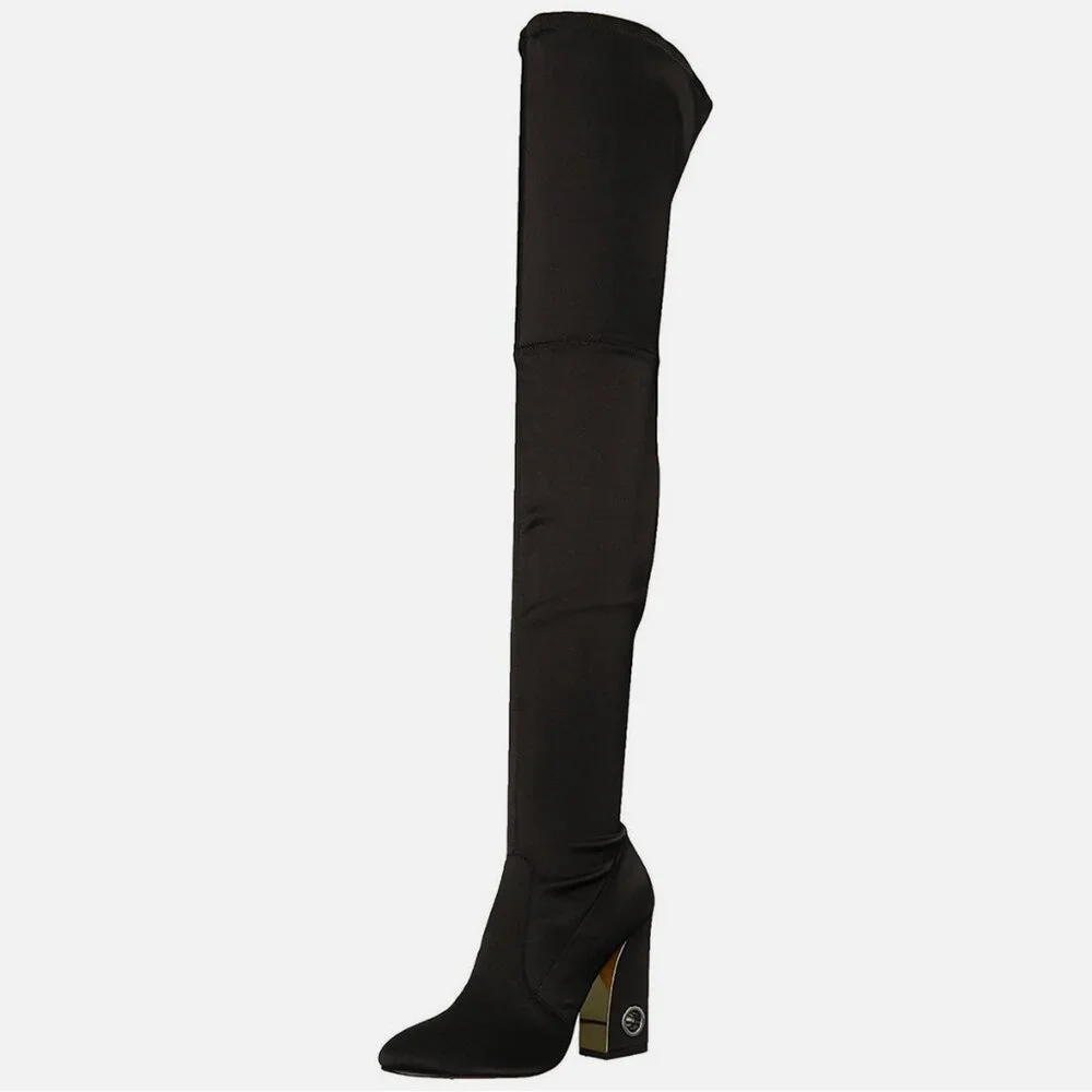 NWOB Dolce Vita Satin Vivv Over The Knee Boots